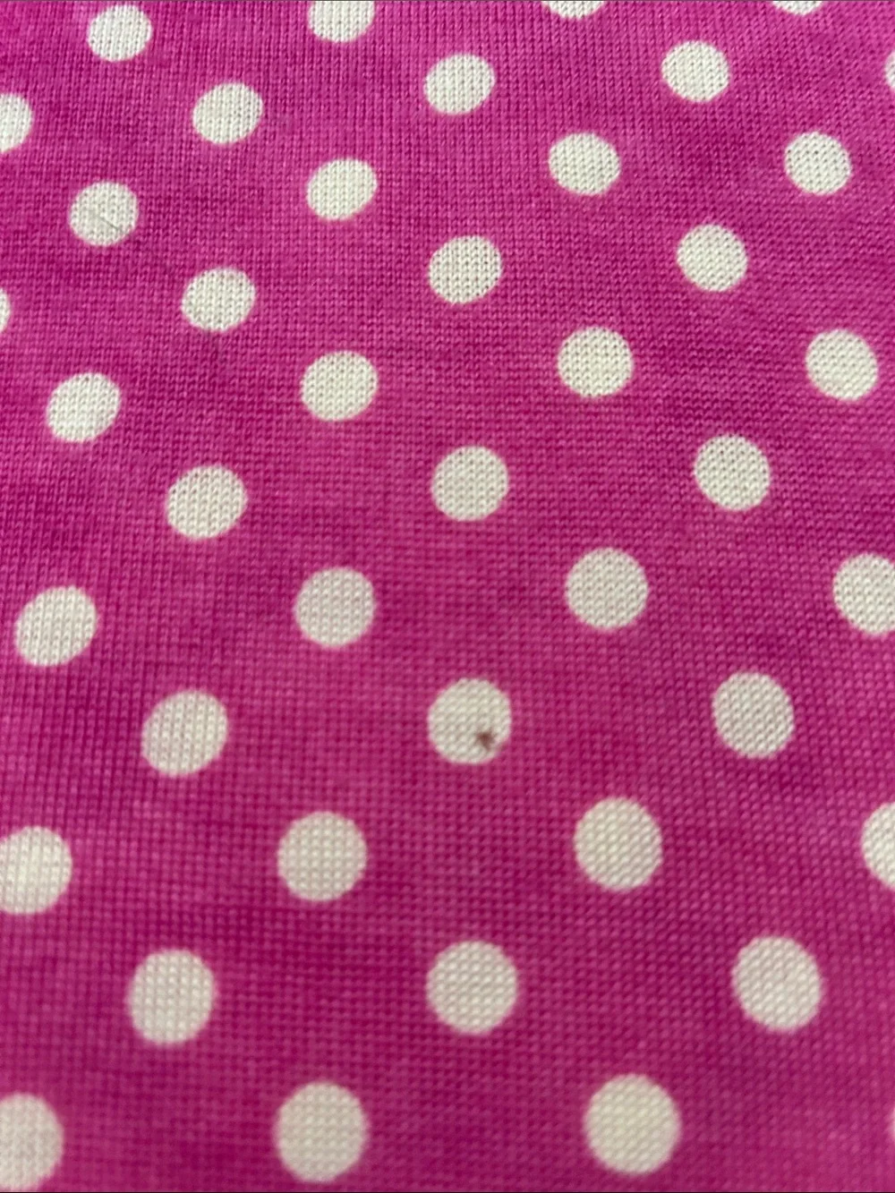 Coach Merino Wool Scarf Pink/Cream Polka Dot Reversible